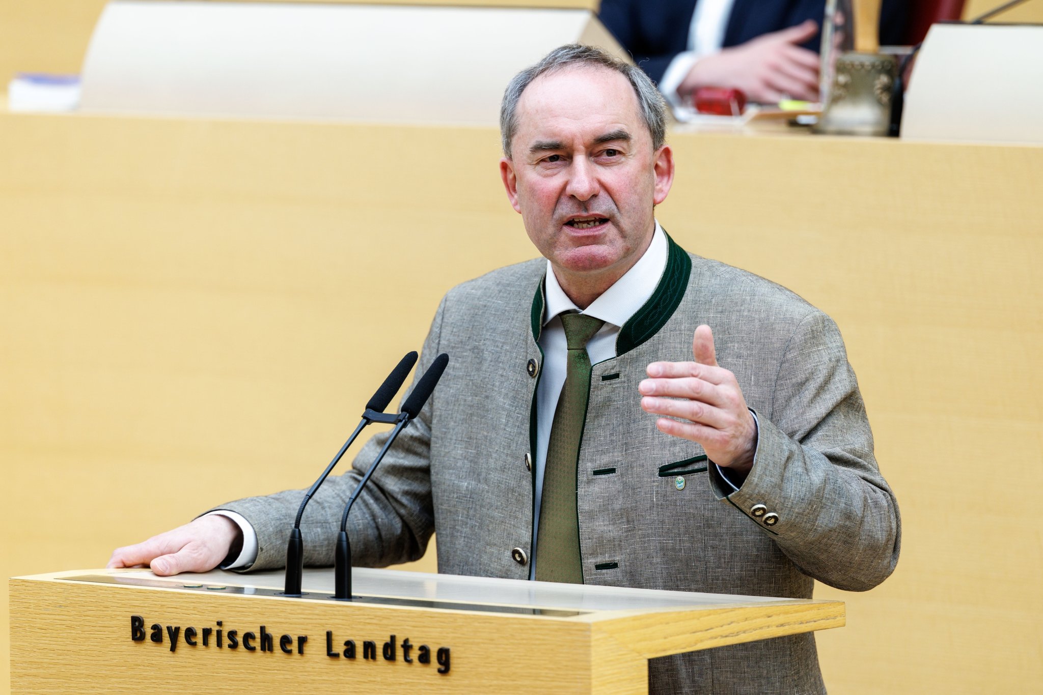 19.03.2026: Hubert Aiwanger, Wirtschaftsminister und Landesvorsitzender der Freien Wähler in Bayern, spricht in der 72. Plenarsitzung des Bayerischen Landtags.