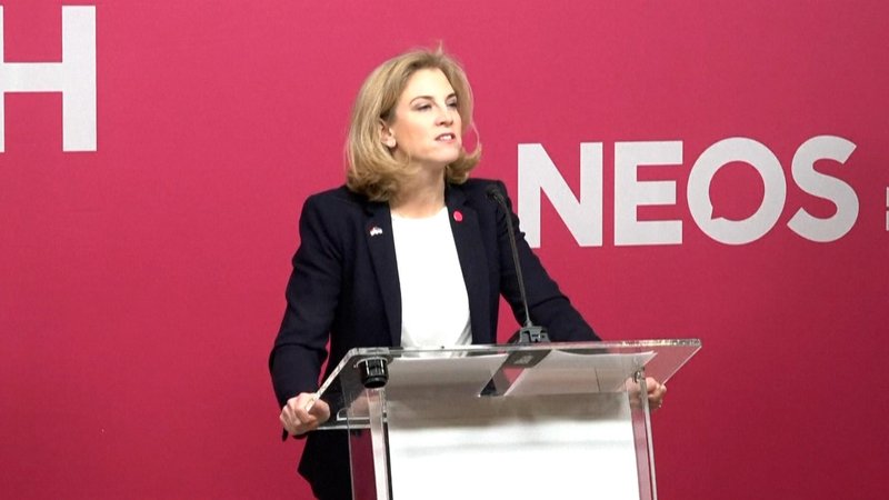 Die "Zuckerl-Koalition" in Österreich endet, bevor sie anfängt: Die liberalen Neos steigen aus den Gesprächen aus. | Bild: BR Die "Zuckerl-Koalition" in Österreich endet, bevor sie anfängt: Die liberalen Neos steigen aus den Gesprächen aus.