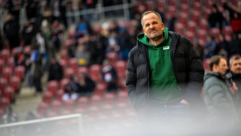 Manuel Baum, Trainer des FC Augsburg | Bild: picture alliance / M.i.S. | Bernd Feil Manuel Baum, Trainer des FC Augsburg