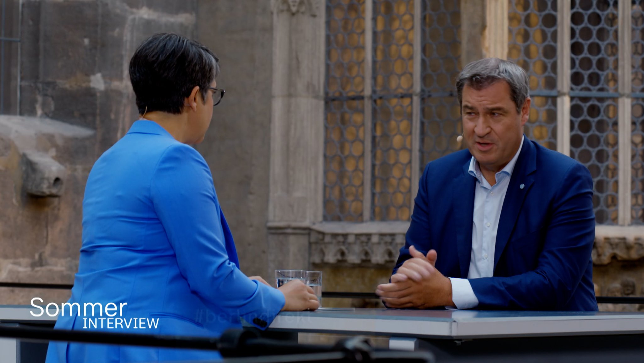 CSU-Chef Markus Söder im ZDF Sommerinterview