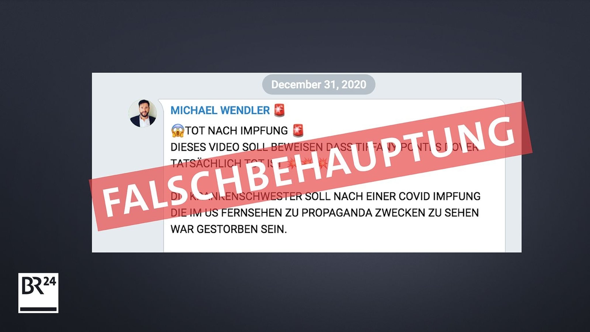 Falsche oder unbelegte Behauptungen, wie diese, rund um angebliche Impftote, gab es viele im Jahr 2021. 