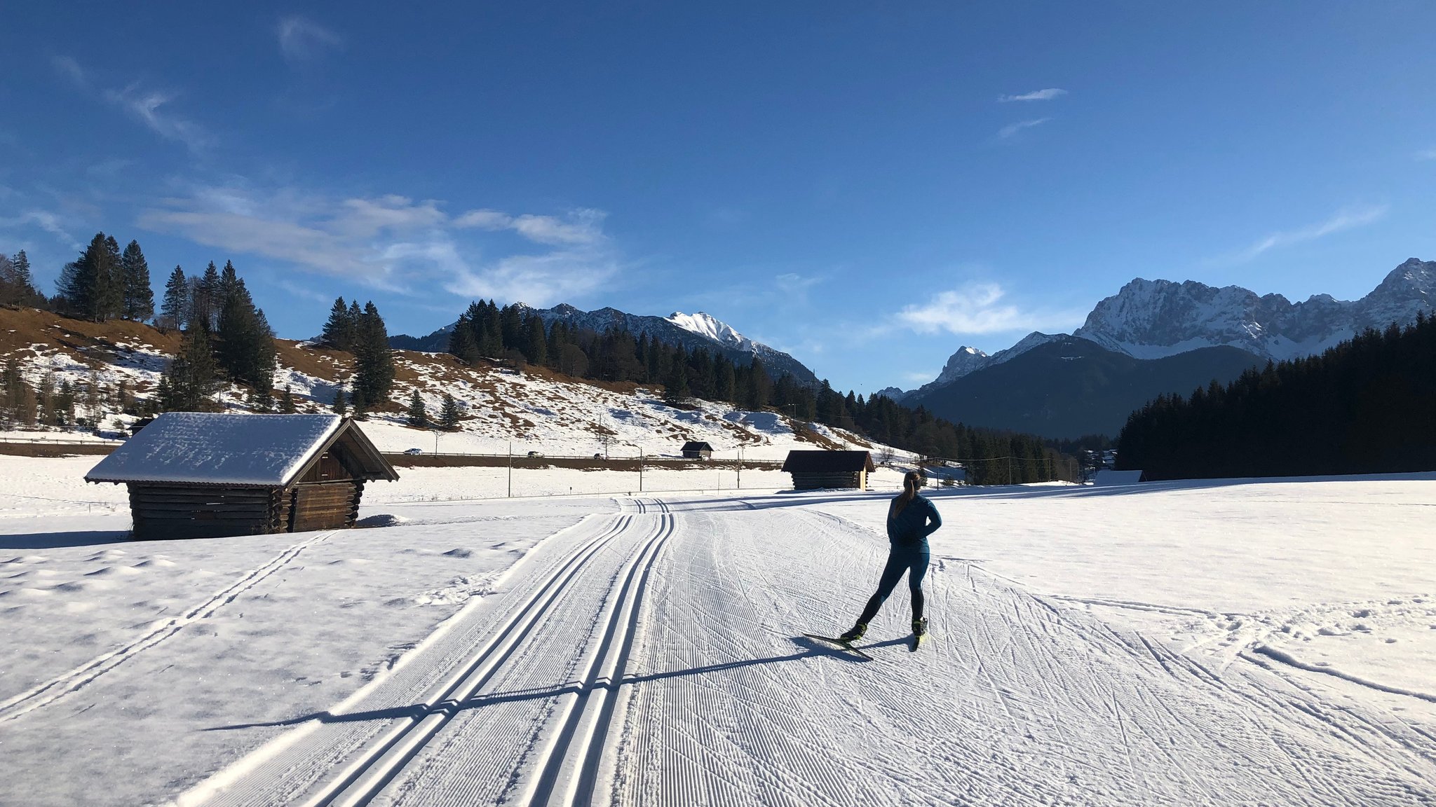 Trotz milder Temperaturen: Guter Langlauf am Alpenrand 