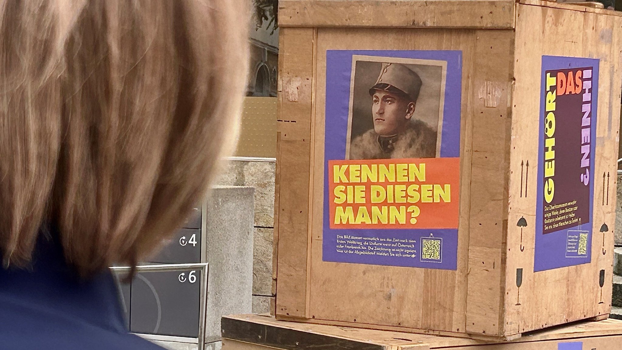 Die Aktion "Gehört das Ihnen?" im Oberhausmuseum in Passau.