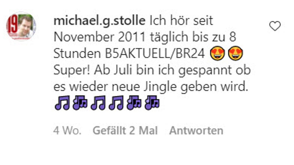 Michael Stolle will wissen: Gibt's wieder neue Jingles? Für BR24 im Radio?