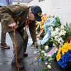 Bewegendes Gedenken: Vertreter aus Politik und Gesellschaft haben an die Befreiung des KZ Dachau vor 80 Jahren erinnert | Bild: dpa-Bildfunk / Sven Hoppe