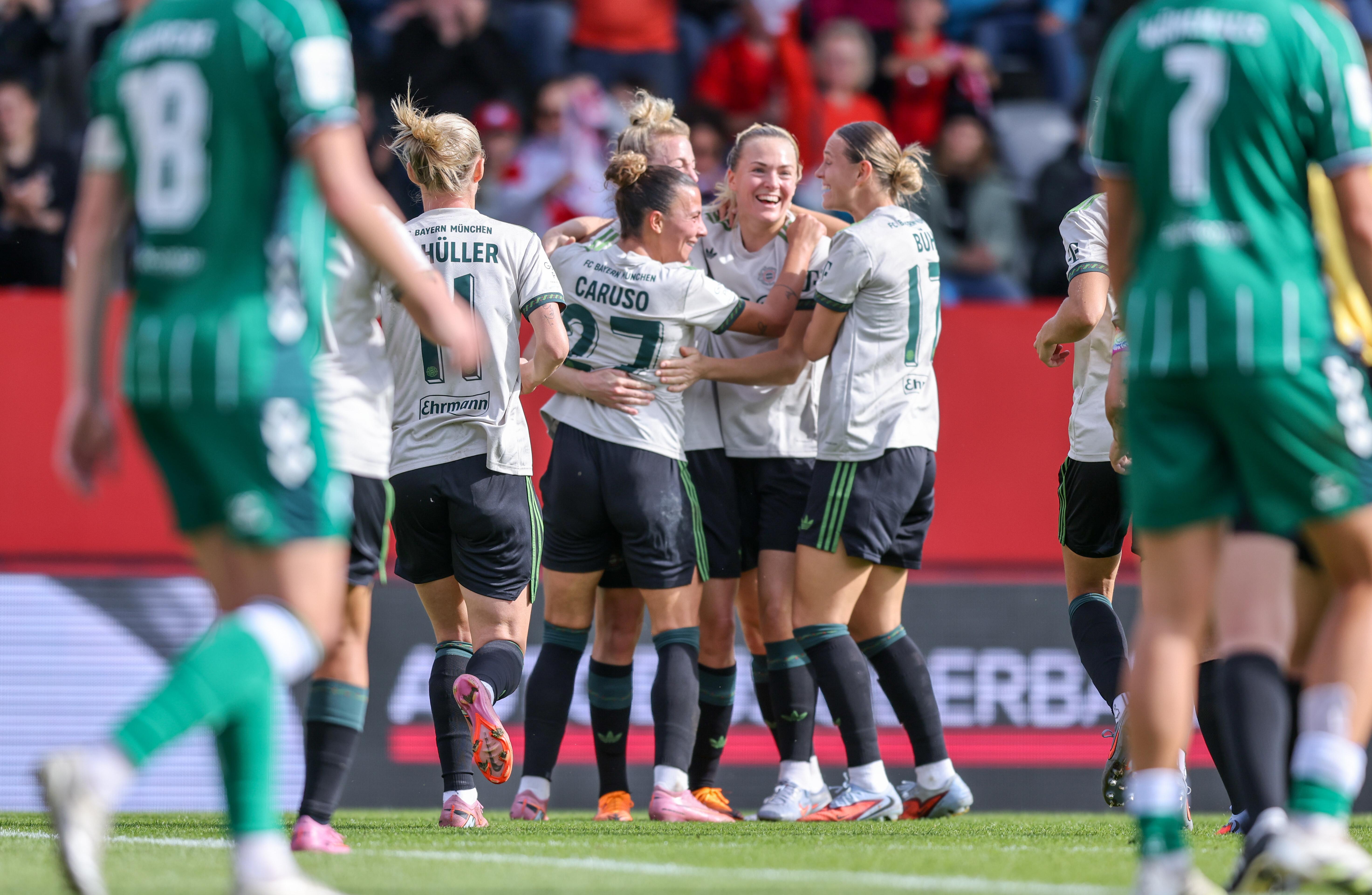 Arianna Caruso jubelt über ihren Treffer zum 1:0