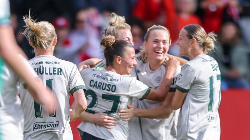 Arianna Caruso jubelt über ihren Treffer zum 1:0 | Bild: picture alliance / HMB Media | Hendrik Hamelau Arianna Caruso jubelt über ihren Treffer zum 1:0