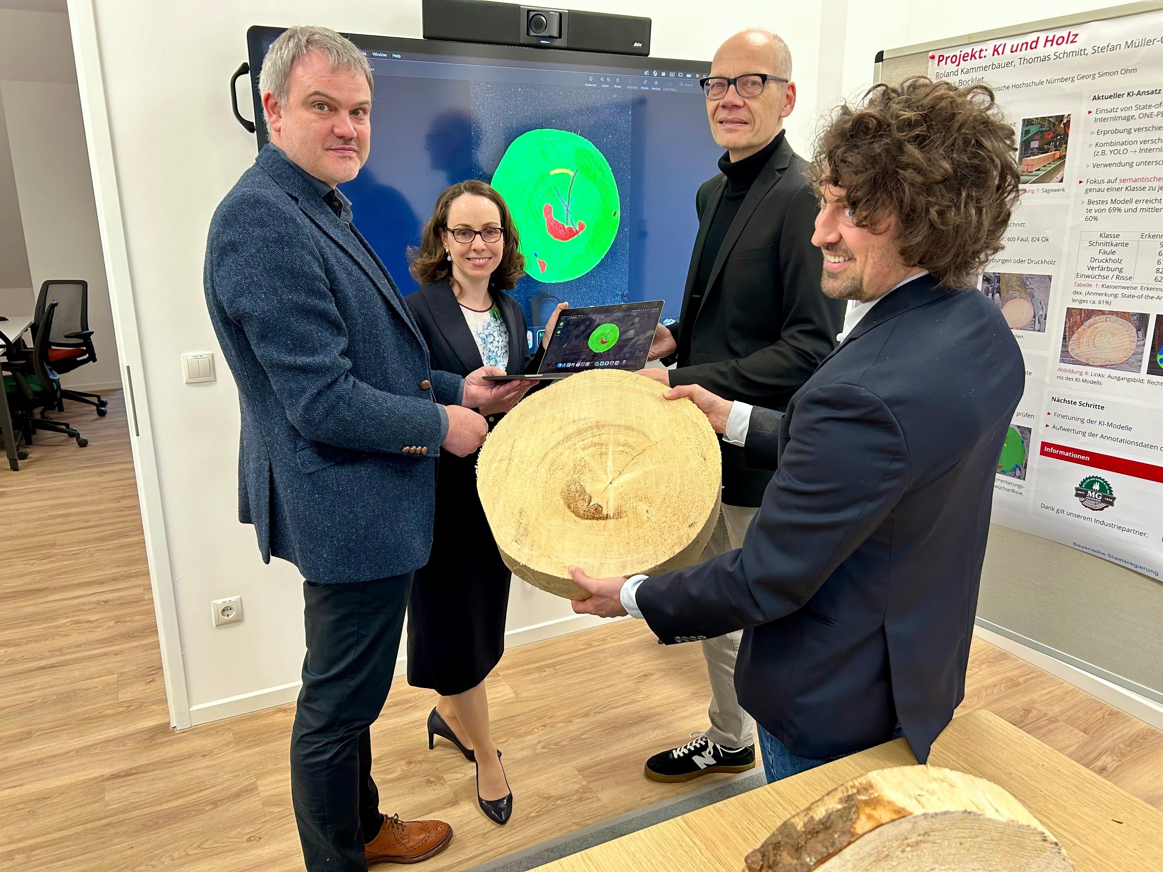 Holzsensor für Sägewerk