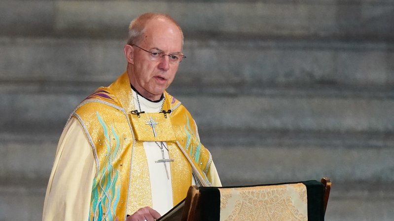 Wegen seiner Rolle in einem Missbrauchsskandal in der Kritik: Justin Welby, Erzbischof von Canterbury | Bild: picture alliance / empics | Andrew Matthews Wegen seiner Rolle in einem Missbrauchsskandal in der Kritik: Justin Welby, Erzbischof von Canterbury