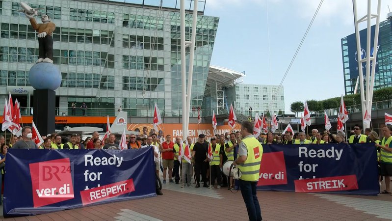 Streik am Flughafen München