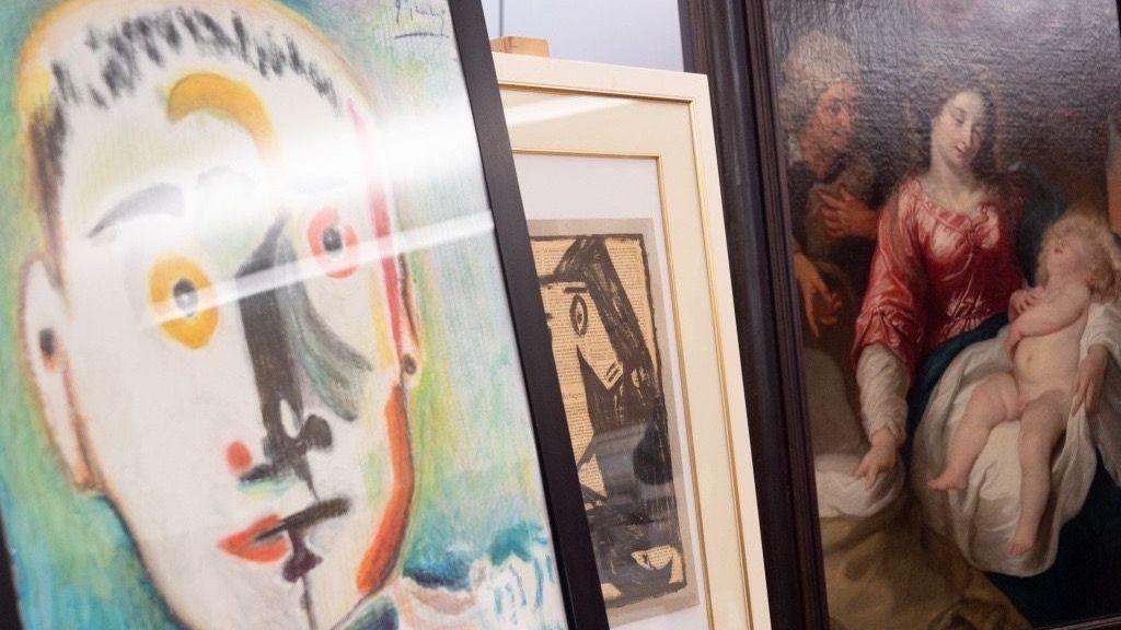 Preise zwischen 400.000 und 14 Millionen Euro: Die von der Polizei festgesetzten Fälschungen.