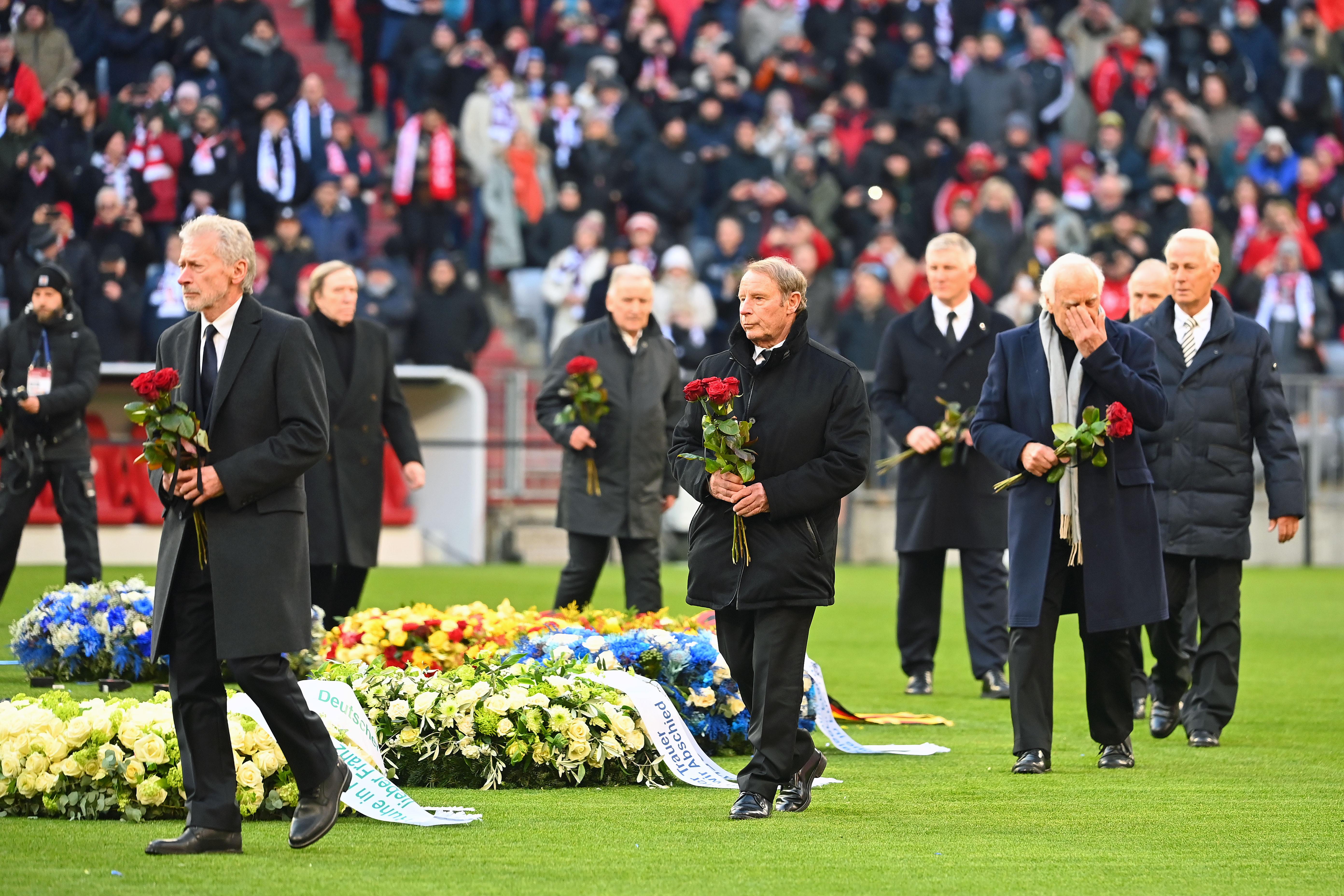 Gedenkfeier für Franz Beckenbauer in der Münchner Allianz Arena