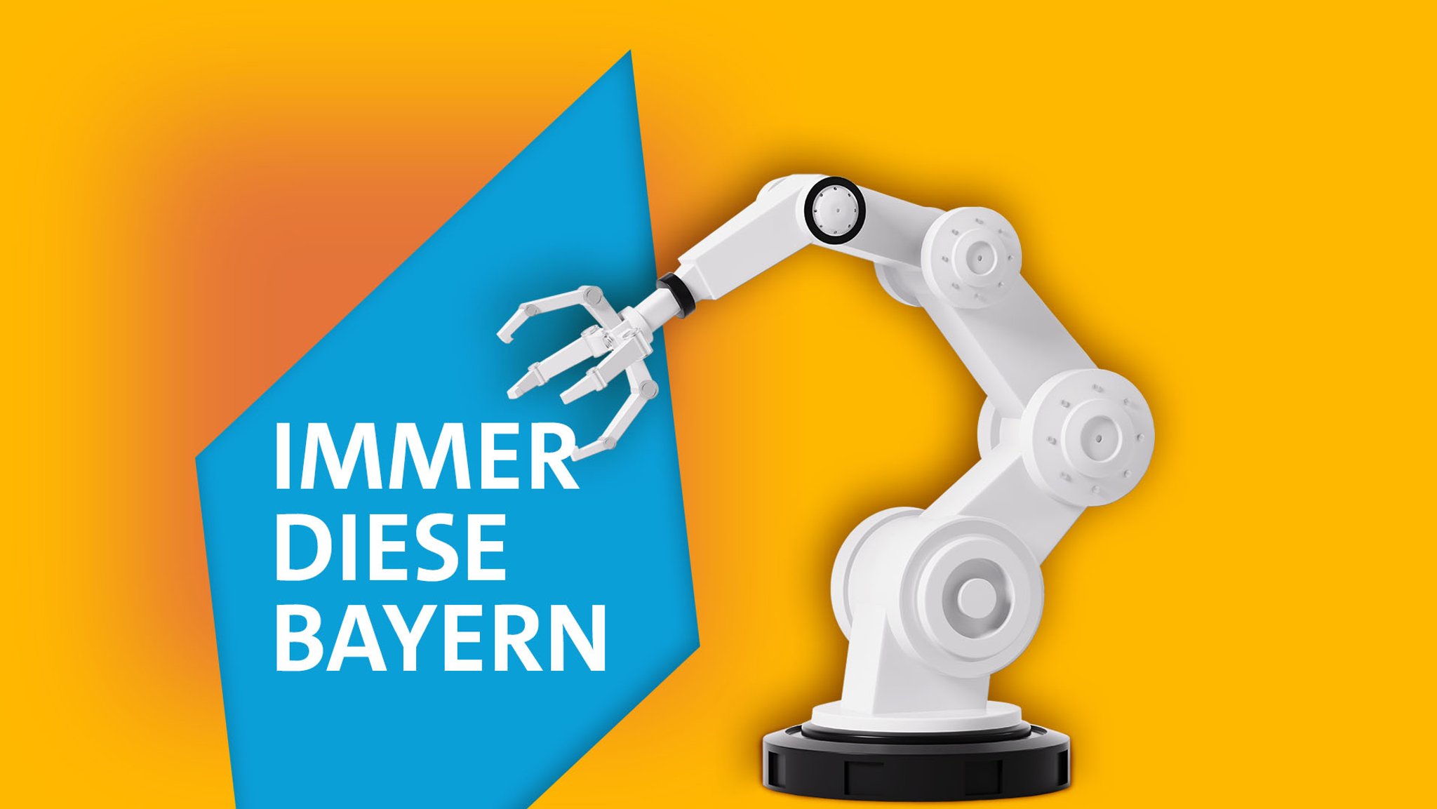 Podcast-Logo "Immer diese Bayern" – Episode "Laptop und Lederhose"