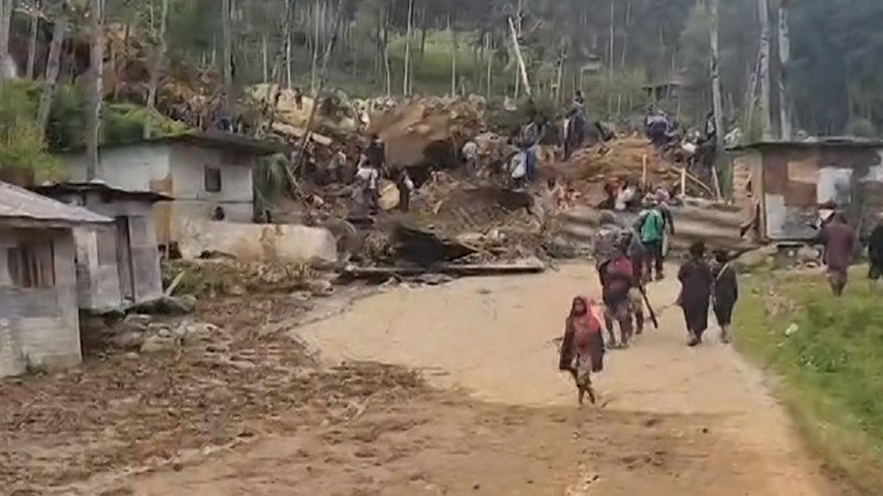 Die Zahl der Toten nach dem Erdrutsch in Papua-Neuguinea steigt weiter. 