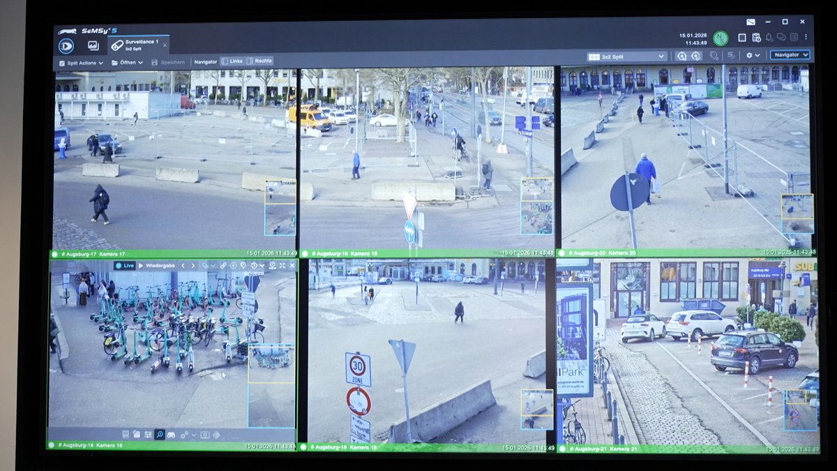 Augsburger Hauptbahnhof wird videoüberwacht