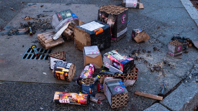 Der Bund Naturschutz in Bayern appelliert an die Menschen, auf Feuerwerk zu verzichten | Bild: picture alliance/dpa | Wolfram Steinberg Der Bund Naturschutz in Bayern appelliert an die Menschen, auf Feuerwerk zu verzichten