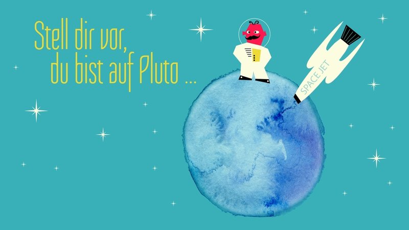 Pluto, der Zwergplanet (Illustration)