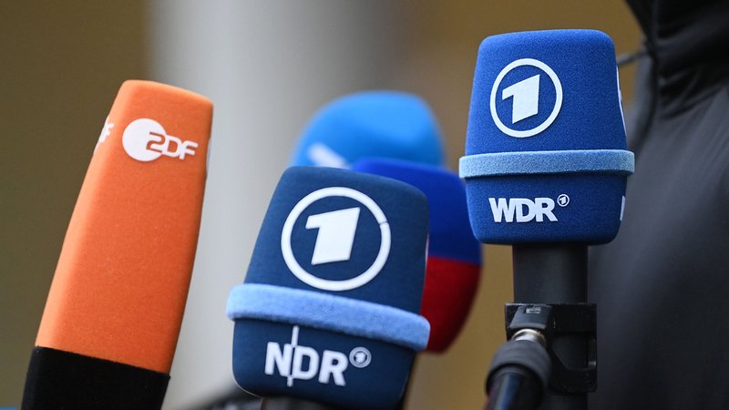 Mikrofone verschiedener öffentlich-rechtlicher Sender | Bild: Bayerischer Rundfunk 2024 Mikrofone verschiedener öffentlich-rechtlicher Sender