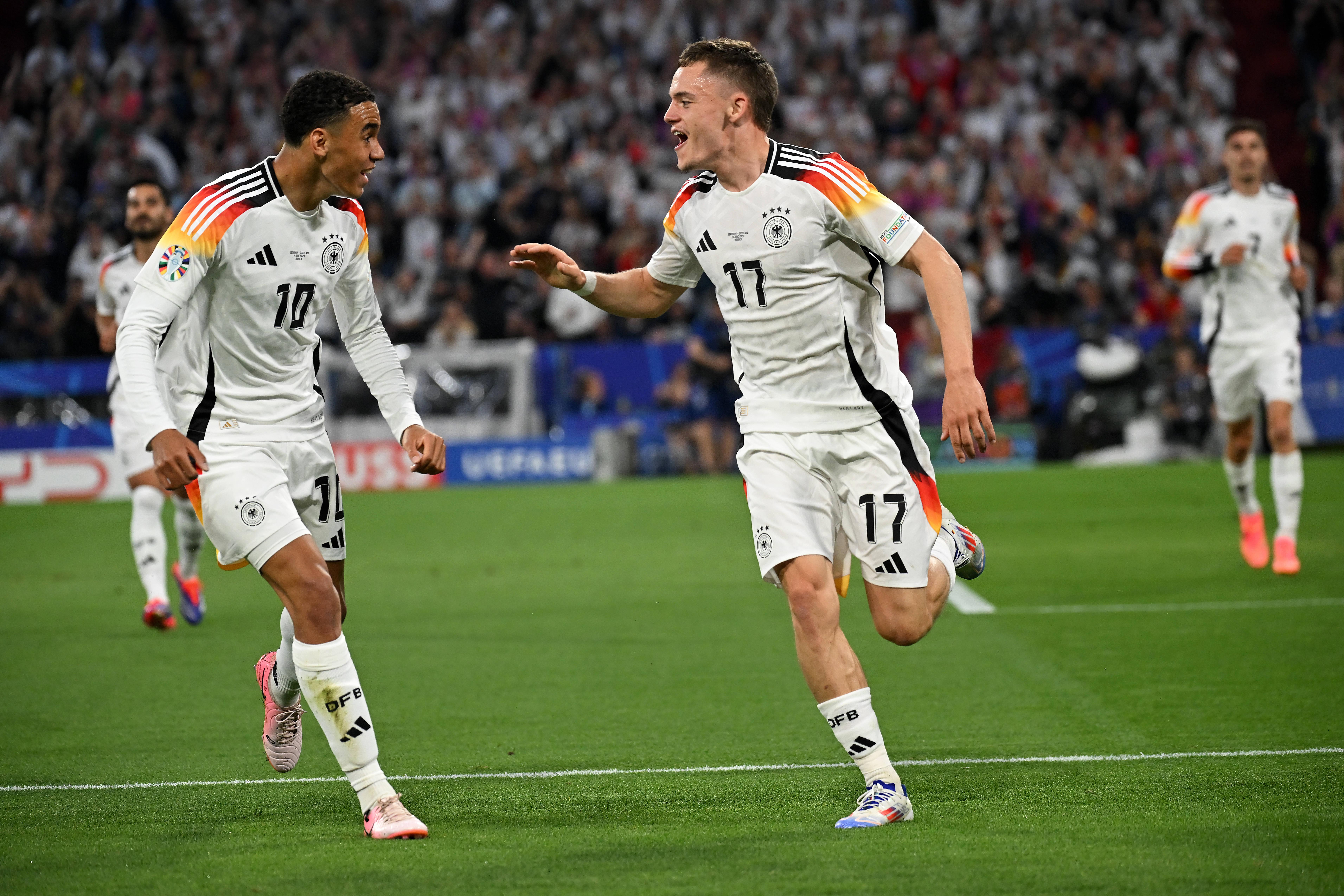 Musiala und Wirtz jubeln