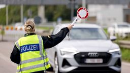 Grenzkontrollen anlässlich der Fußball-EM 2024 | Bild:pa/dpa/Christoph Hardt