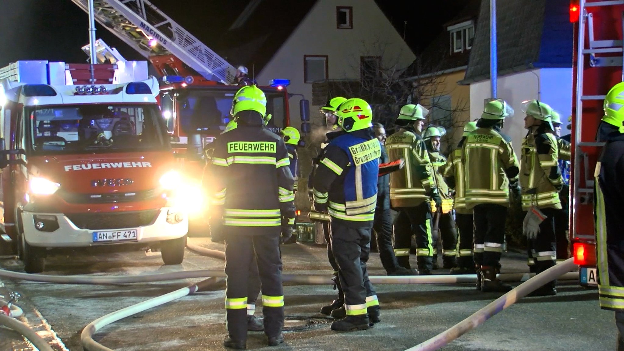 Brand im Landkreis Ansbach: Hausbewohner tot aufgefunden | Bild: BR Brand im Landkreis Ansbach: Hausbewohner tot aufgefunden