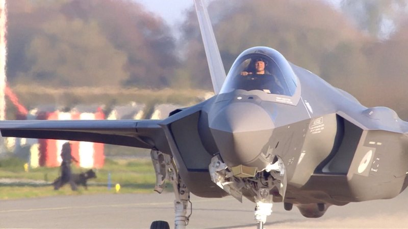 Der F-35 Kampfjet | Bild: Bayerischer Rundfunk 2025 Der F-35 Kampfjet