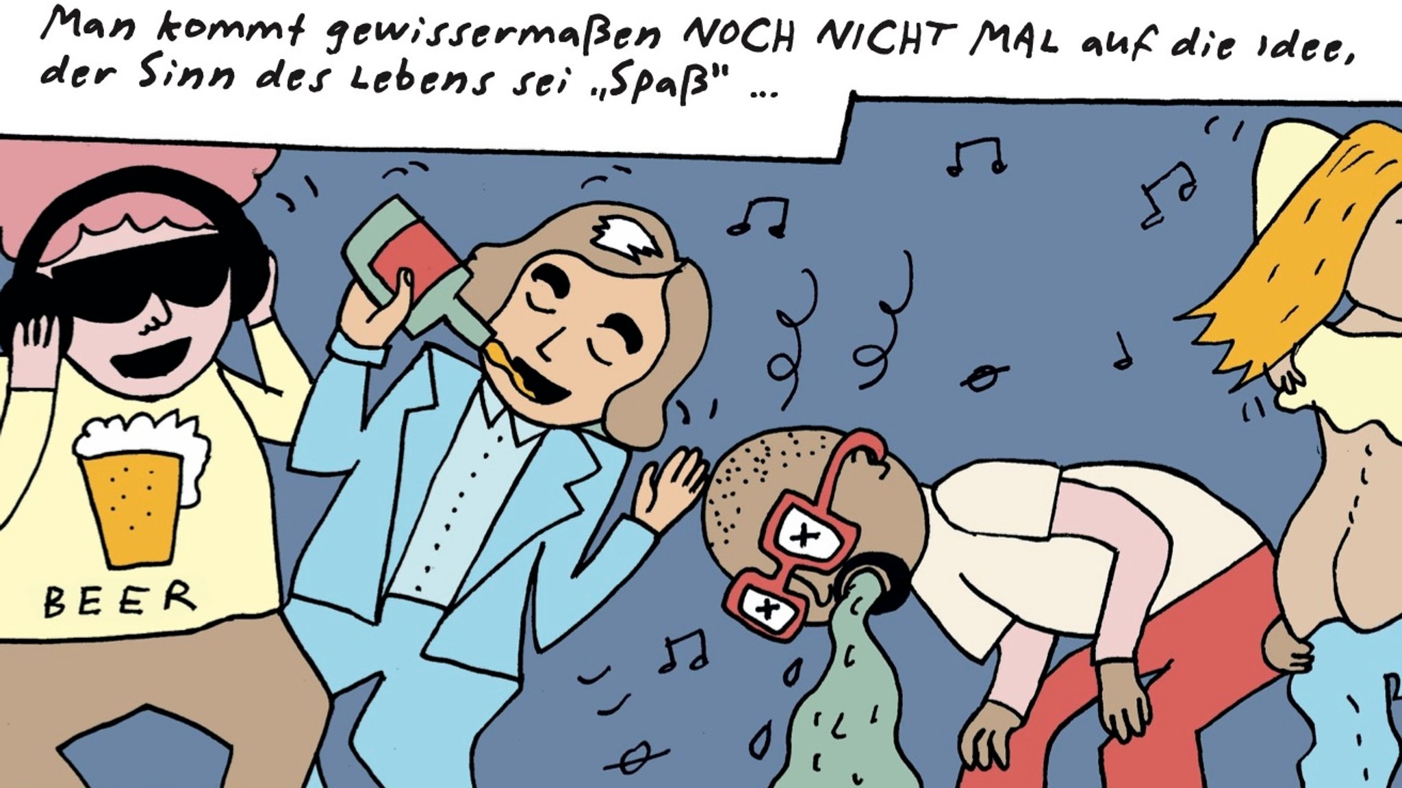 Szene aus dem Comic "Das Orakel spricht" von Liv Strömquist