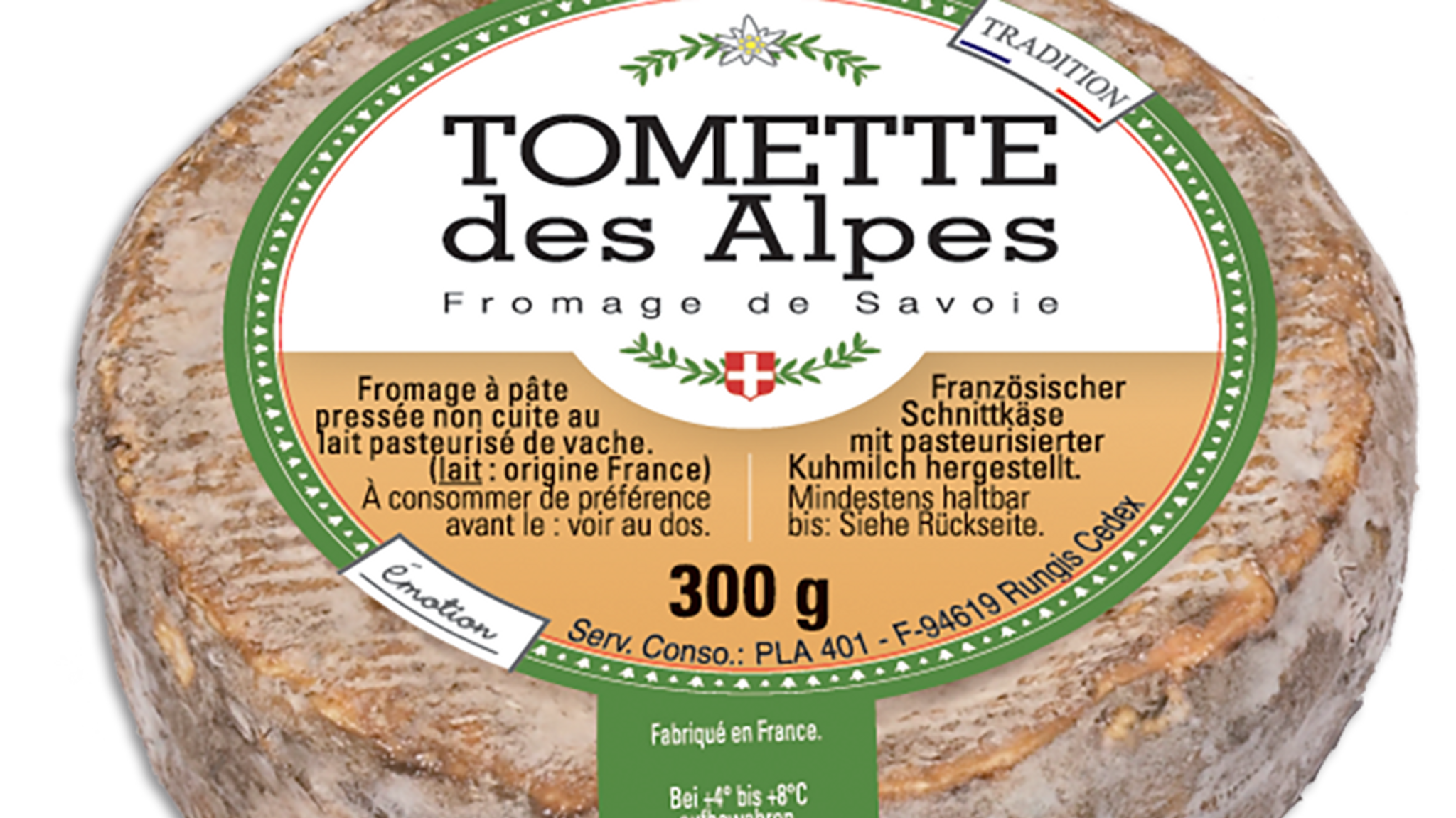 Französische Firma ruft Käse wegen Listerien-Verdacht zurück | Bild: lebensmittelwarnung.de Französische Firma ruft Käse wegen Listerien-Verdacht zurück