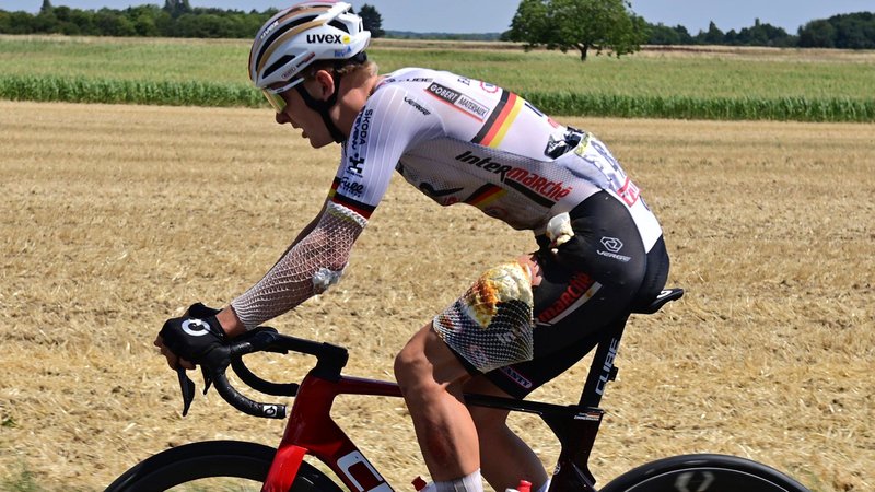 Georg Zimmermann auf der 9. Etappe der Tour de France | Bild: IMAGO / Photo News Georg Zimmermann auf der 9. Etappe der Tour de France