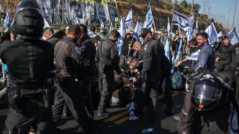 Jerusalem: Zusammenstoß von Demonstranten und Polizei