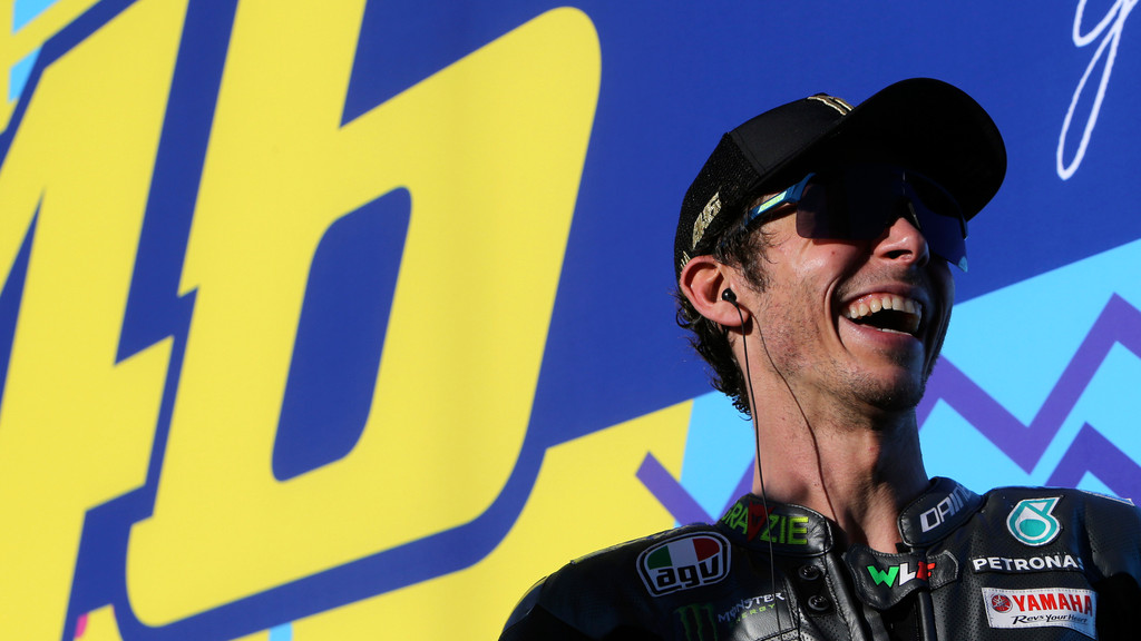 Valentino Rossi beim Grand Prix in Valencia 2021