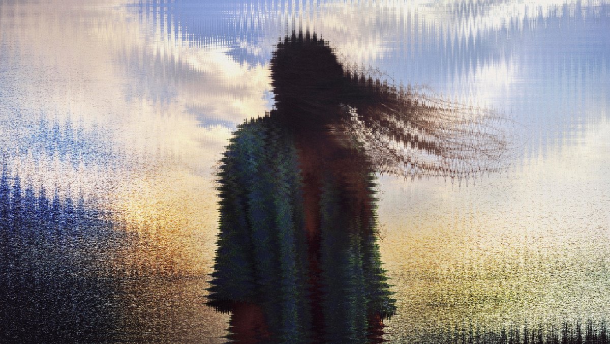 Symbolbild Anonymität im Web: Eine künstlerisch verzerrtes Foto einer nicht erkennbaren Person.