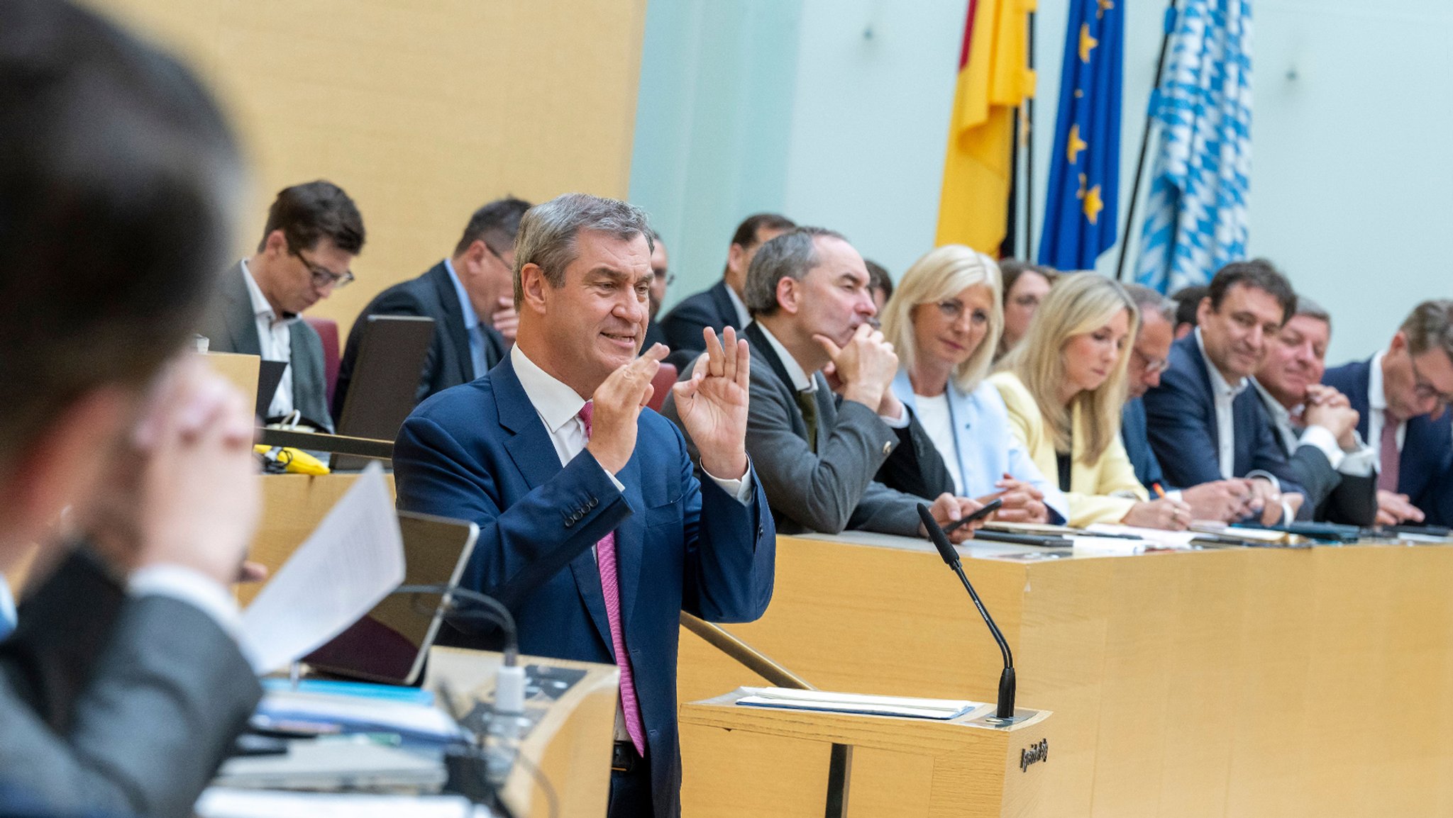 Regierungserklärung - Söder verspricht neuen Stil | Bild: Bayerischer Rundfunk 2026 Regierungserklärung - Söder verspricht neuen Stil