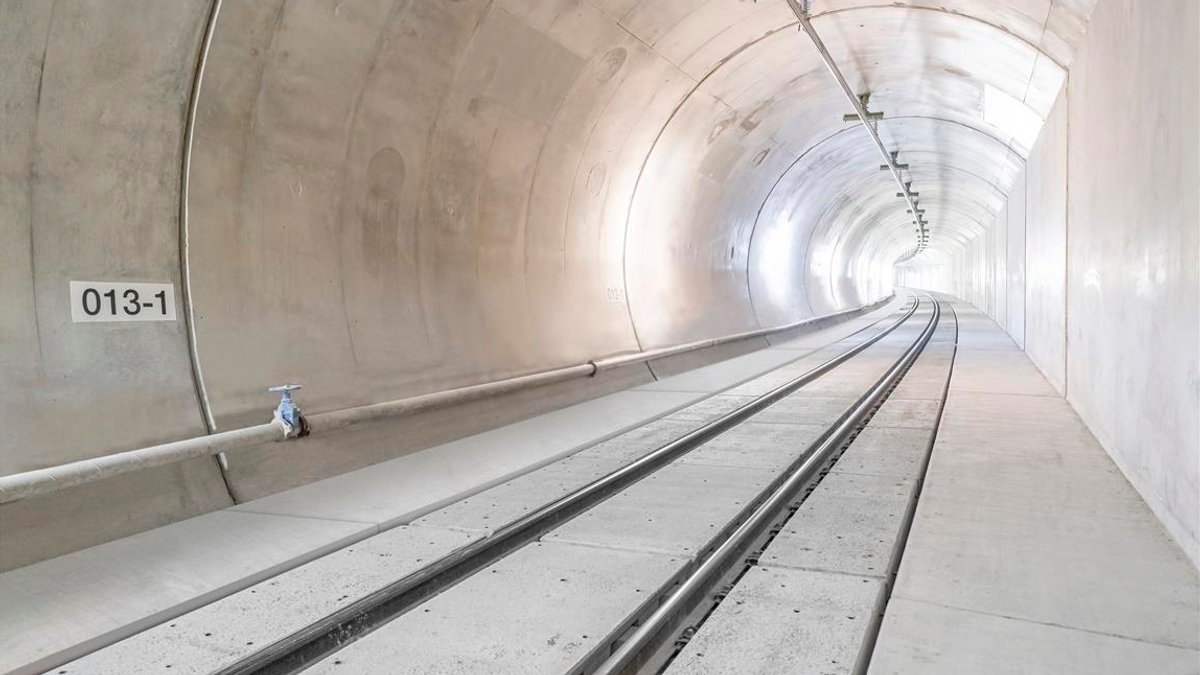 Das Sicherheitssystem ROSS von Railone in einem Tunnel
