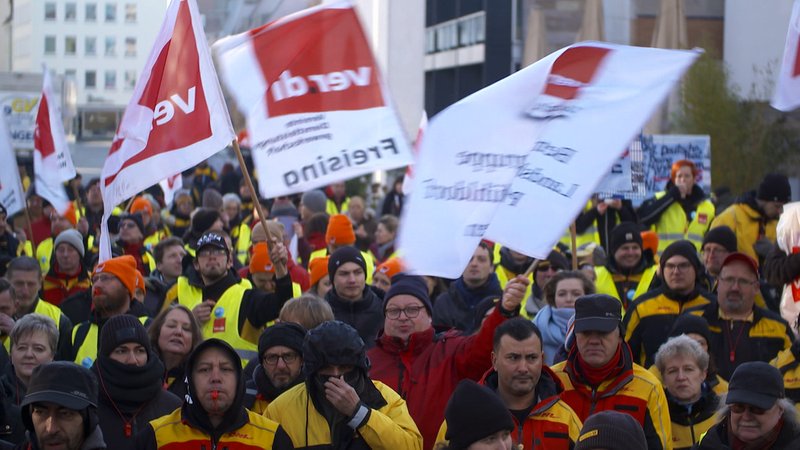 Post-Streik: Großkundgebung in Nürnberg 