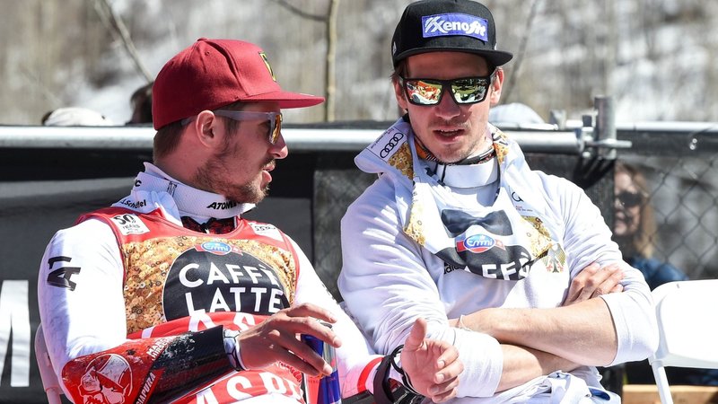 Marcel Hirscher (l.) und Felix Neureuther | Bild: picture-alliance/dpa Marcel Hirscher (l.) und Felix Neureuther