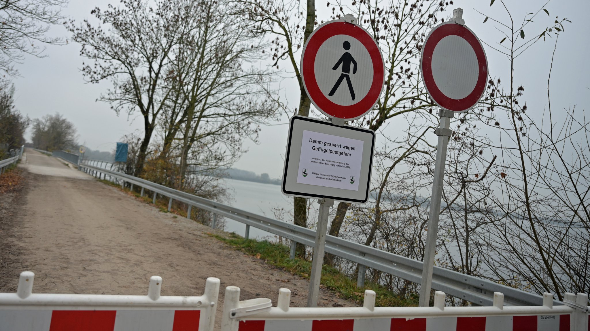 Wegen Vogelgrippe: Ismaninger Speichersee soll gemieden werden