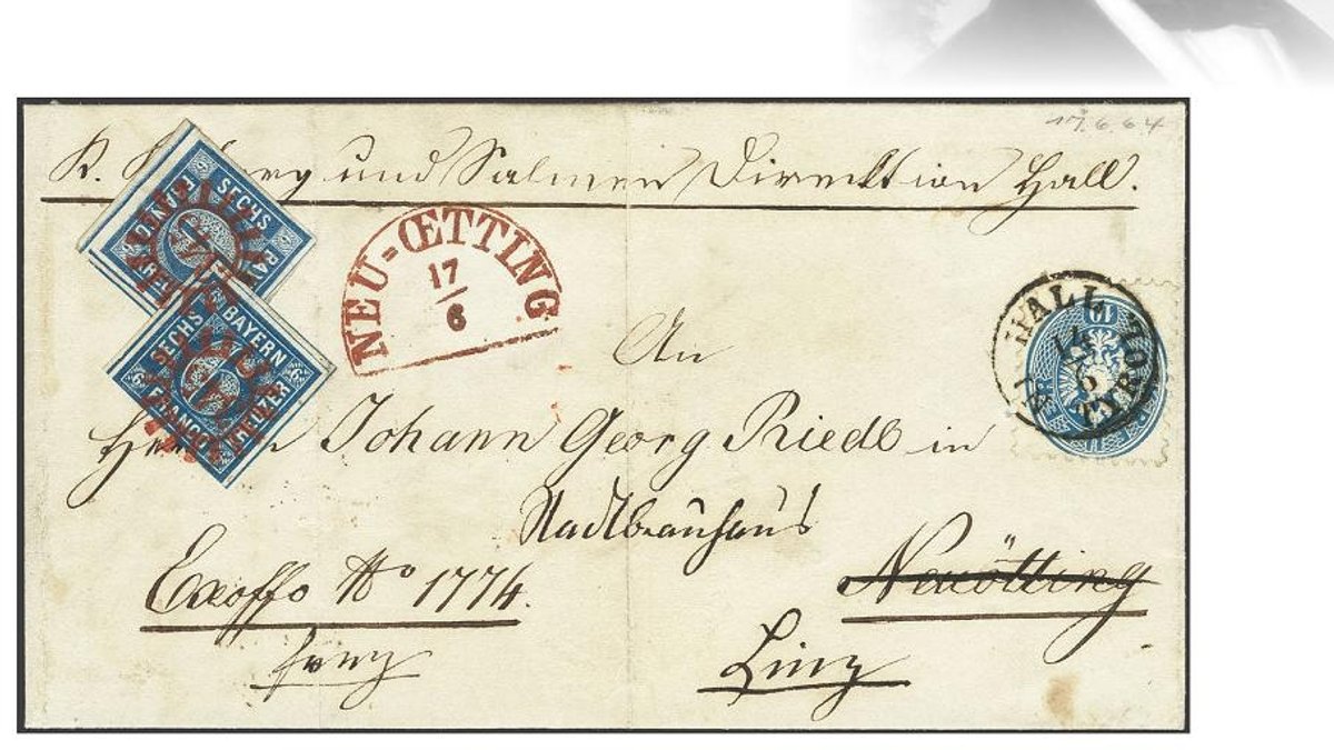 158 Jahre alter Brief aus Neuötting für 46.000 Euro versteigert