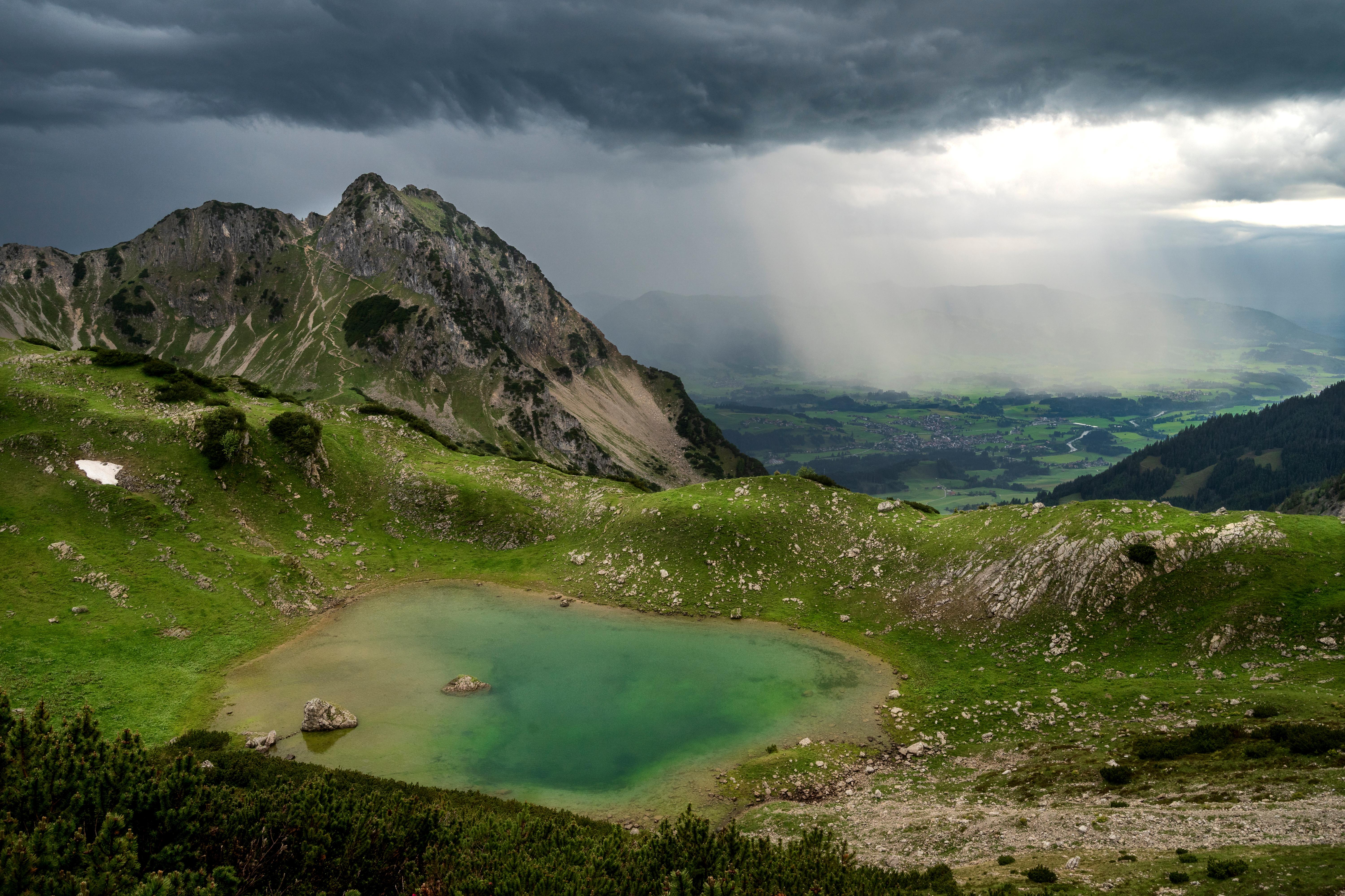 Weather in Bavaria: Cold front brings rain and a drop in temperature