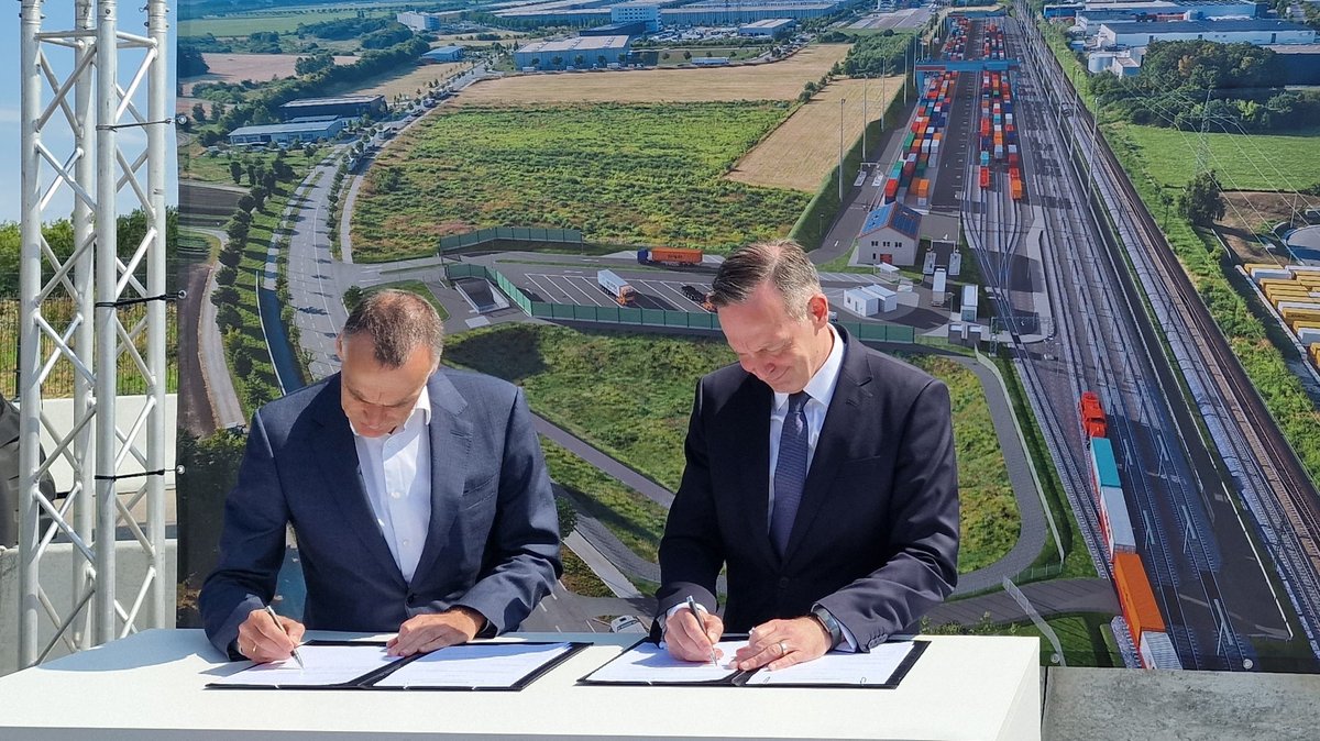 Startschuss gefallen für neues Güterterminal in Gersthofen