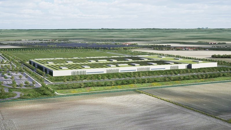 Visualisierung des ersten Bauabschnitts des geplanten BMW-Montagewerks für Hochvoltbatterien in Straßkirchen und Irlbach | Bild: BMW-Group Visualisierung des ersten Bauabschnitts des geplanten BMW-Montagewerks für Hochvoltbatterien in Straßkirchen und Irlbach