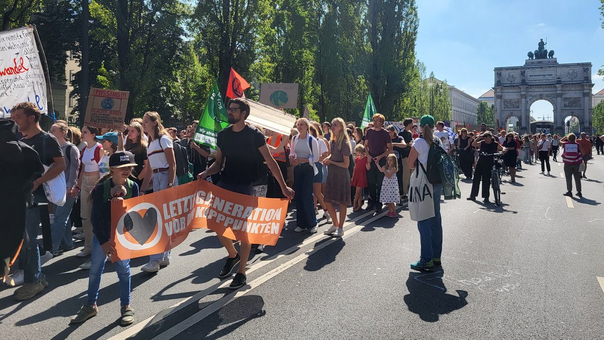 Klimaproteste am 15.09.2023 in München