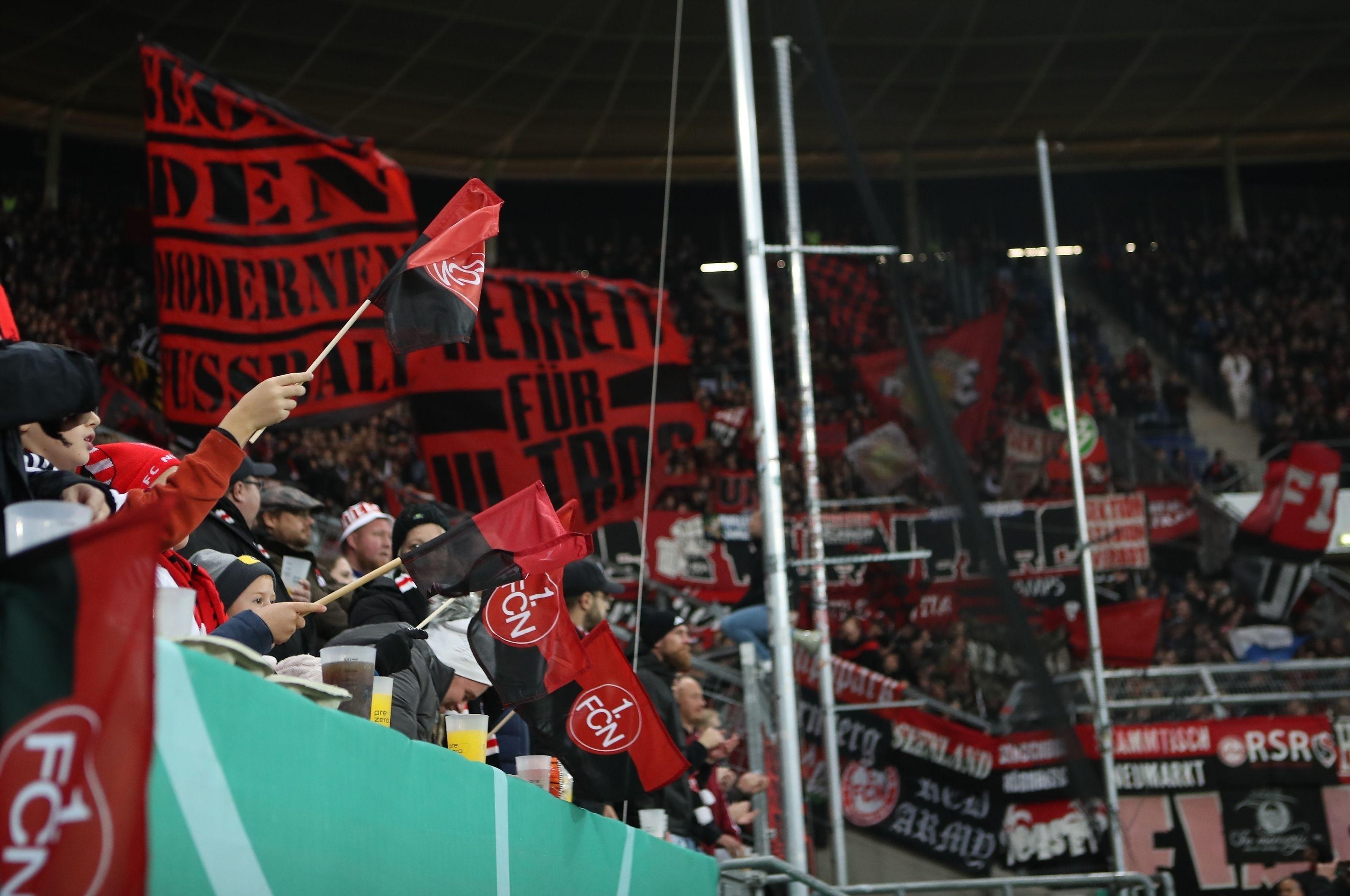 Nürnberger Fans in Hoffenheim