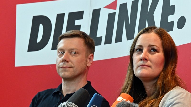 Martin Schirdewan und Janina Wissler, die Linken-Doppelsitze.