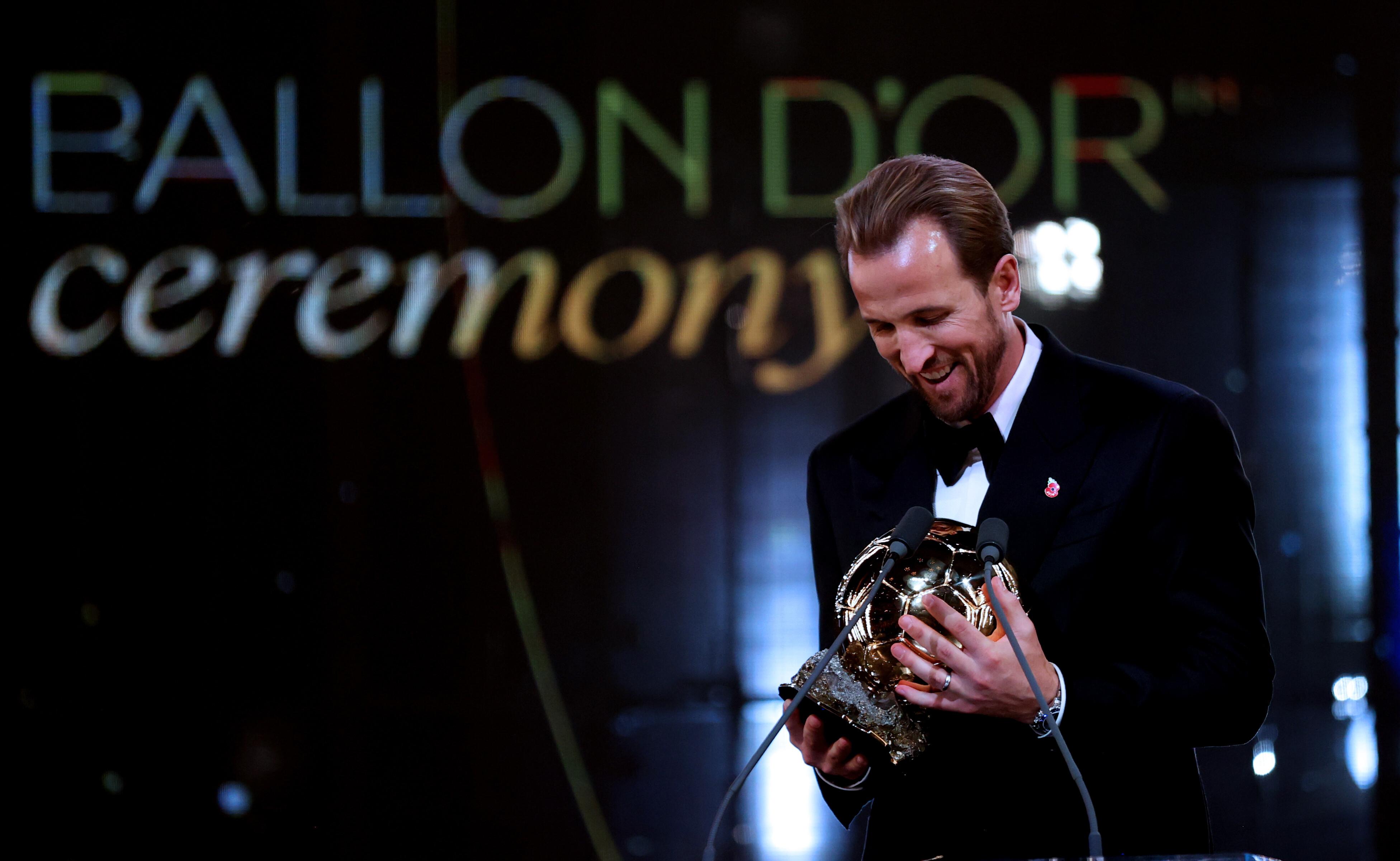 Harry Kane beim Ballon d'Or | Bild:picture alliance / Xinhua News Agency | Li Ying