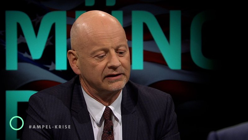 Die Münchner Runde diskutiert über die Entlassung Lindners durch Bundeskanzler Scholz. | Bild: BR Die Münchner Runde diskutiert über die Entlassung Lindners durch Bundeskanzler Scholz.