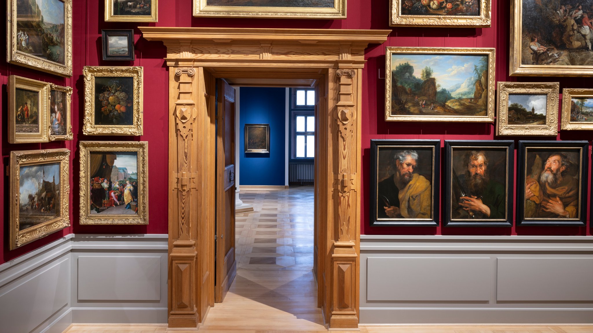 Saalansicht Staatsgalerie im Schloss Johannisburg, Aschaffenburg