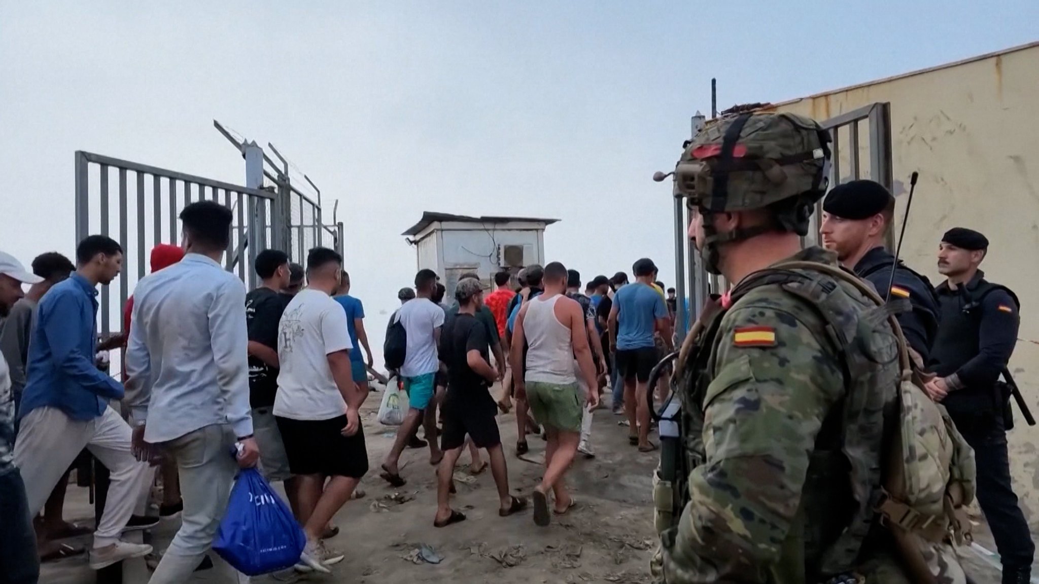 Lage nach Ansturm auf Ceuta | Bild: BR Lage nach Ansturm auf Ceuta