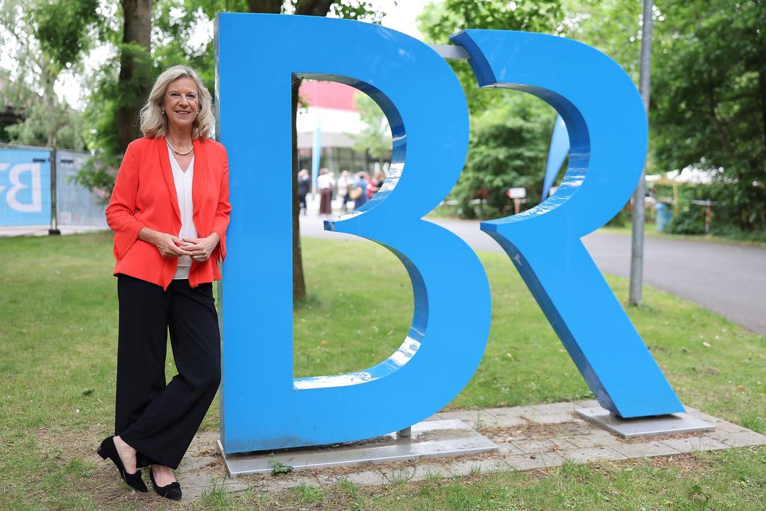 Intendantin Katja Wildermuth, steht beim Regionalempfang Franken