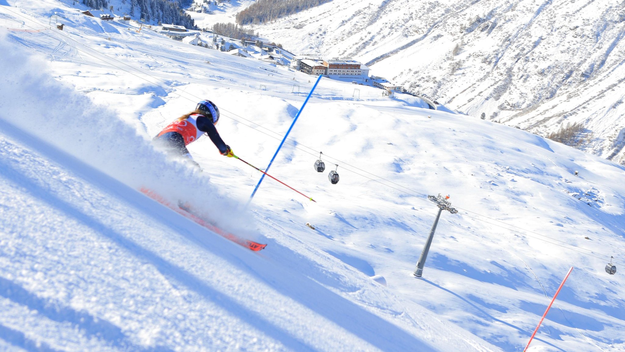 Skirennfahrerin Mikaela Shiffrin | Bild: picture alliance / IPP | Italy Photo Press Skirennfahrerin Mikaela Shiffrin